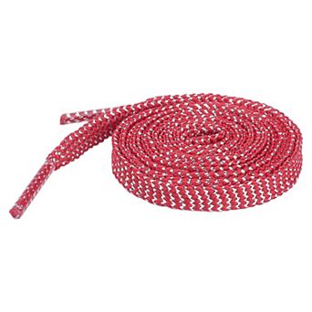 Women's Shiny Wavy Flat Shoelaces Sequin Shoestrings for Sneakers 2 Pairs 55.1"