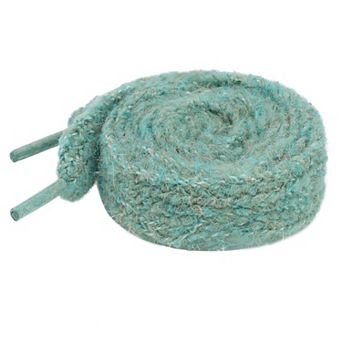 Women's Flat Mixed Color Mohair Widened Shoelaces for Sneakers 2 Pairs 55.1"