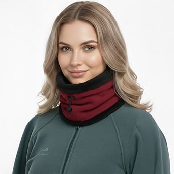 Sherpa Lined Fleece Neck Gaiter Balaclava - Windproof UV Protection, One Size Fits Most for Skiing