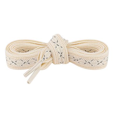 Wide Cross Reflective Shoelace Braided Decorative Rope for Sneakers 2 Pairs 47.2"