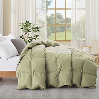 Unikome 300TC Cotton Shell All-Season Goose Feather Comforter