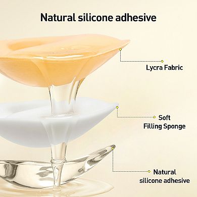 Ultra Boost Bra Inserts Double-Sided Adhesive Bra Pads Sticky Bikini Padding Push Up Inserts