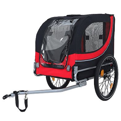 IFMALL Large Capacity Folding Pet Trailer for Outdoor Activities with Dogs