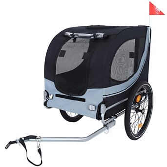 IFMALL Large Capacity Folding Pet Trailer for Outdoor Activities with Dogs