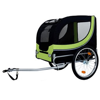 IFMALL Large Capacity Folding Pet Trailer for Outdoor Activities with Dogs