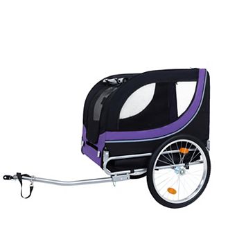 IFMALL Large Capacity Folding Pet Trailer for Outdoor Activities with Dogs