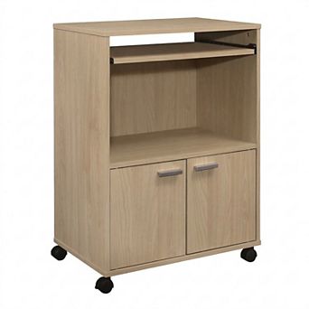 Kings Brand Furniture Byron 2-Door Kitchen Microwave Cart
