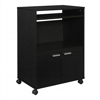 Kings Brand Furniture Byron 2-Door Kitchen Microwave Cart