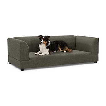 Large Pet Sofa with Backrest and Armrests for Medium or Large Dogs