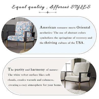 Velvet Accent Chair
