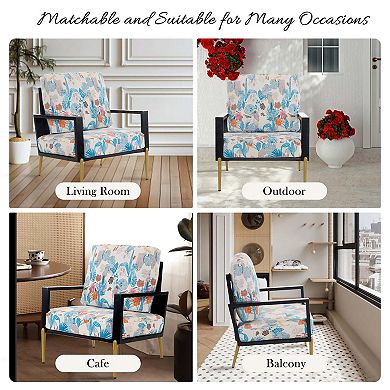 Velvet Accent Chair