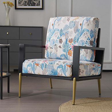 Velvet Accent Chair