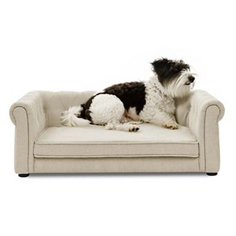 Elegant Elevated Dog Sofa for Small and Medium Dogs, Pet Bed Furniture
