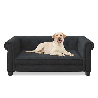 Elegant Elevated Dog Sofa for Small and Medium Dogs, Pet Bed Furniture