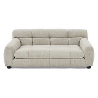 Modern Linen Pet Sofa with Backrest and Armrests for Small Medium Dogs