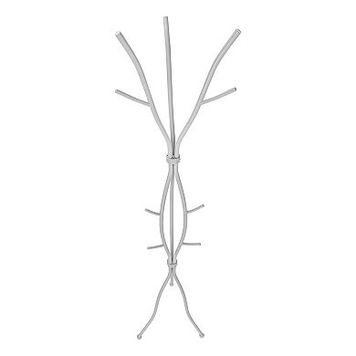 74" Metal Tree Branch Coat Rack 11 Hooks Freestanding Hall Tree
