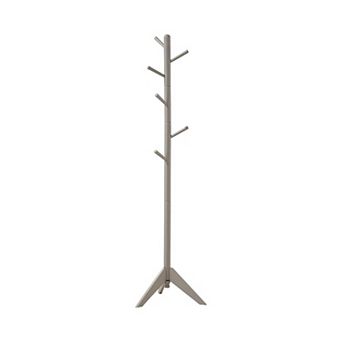 Rotating 6-Hook Coat Rack Stylish Entryway Organizer
