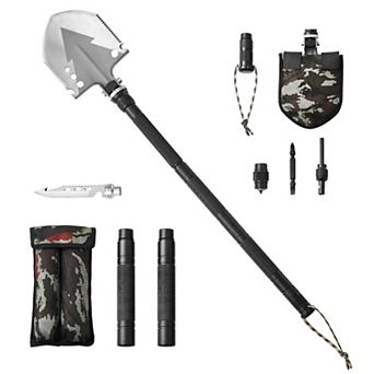 Folding Survival Shovel Multitool Camping Tactical Compact Portable