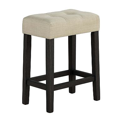 3-Piece 36 in. H Bar Table Set with Engineered Wood Top Dining Table and 2 Stools