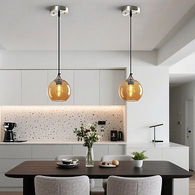Globe Pendant Lighting Modern Pendant Light Fixtures for Kitchen Island Bedroom Living Dining Room