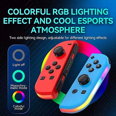 Wireless Switch Controller, Gamepad with Dual Vibration Joystick, Compatible with Switch/Lite/OLED