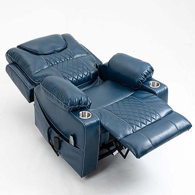 Oversized Power Lift Recliner with Massage and Heat