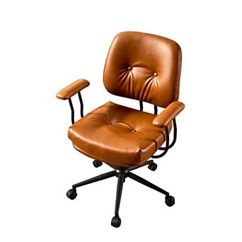 Ovios Executive Office Chair w/ Recline Function, Ergonomic Desk Chair w/ Comfy Lumbar Support