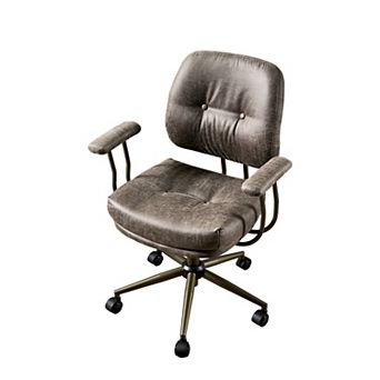 Ovios Executive Office Chair w/ Recline Function, Ergonomic Desk Chair w/ Comfy Lumbar Support