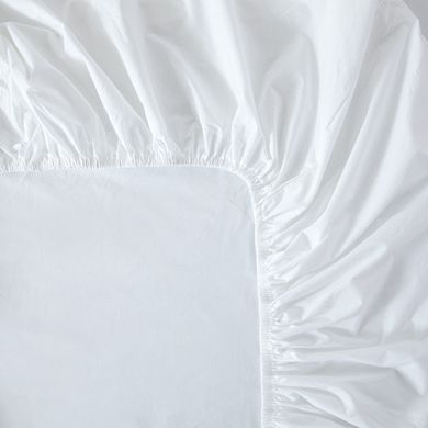 Greek Key Embroidered Cotton Sheet Set 4 Piece Bedding with Deep Pocket Fitted Sheet