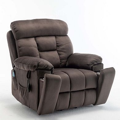 Power Lift Recliner, Wide Seat Massage Chair with Heat