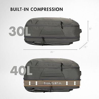 Expandable Carry-On Travel Backpack (40L) Hynes Eagle