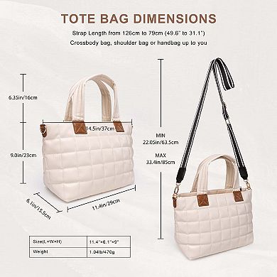 Quilted Essential Tote Hynes Eagle
