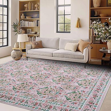 ANIXOL Washable Low Pile Area Rug