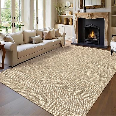 ANIXOL Washable Low-Pile Area Rug