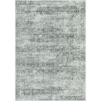 Washable Rugs Vintage Boho Area Rug Non Slip Floor Carpet Ultra-Thin Rugs