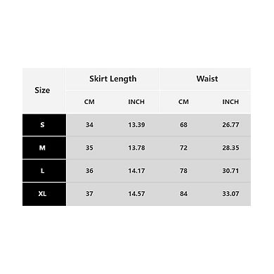 Women's Retro Bubble Hem Denim Mini Skirt with 3D Pockets