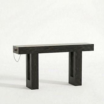 63-Inch Farmhouse Long Console Table, Behind The Couch, for Entrance, Hallway, Living Room