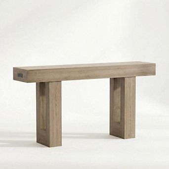 63-Inch Farmhouse Long Console Table, Behind The Couch, for Entrance, Hallway, Living Room