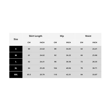 Women's High Waisted Mermaid Denim Skirt Vintage Bodycon Fit