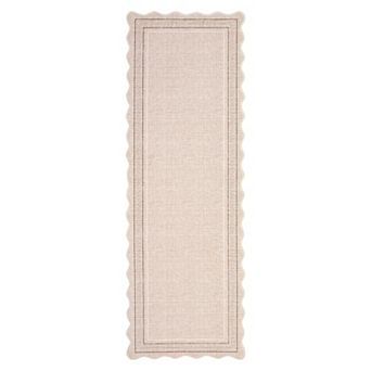 8x10ft Washable Area Rugs, Soft Low Pile Non Slip Vintage Non-Shedding Neutral Foldable Carpet