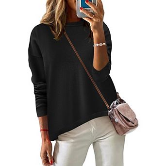 Zeagoo Women's Long Sleeve Dressy Casual Business Work Pullover Sweater Tops