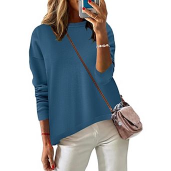 Zeagoo Women's Long Sleeve Dressy Casual Business Work Pullover Sweater Tops