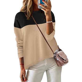 Zeagoo Women's Long Sleeve Dressy Casual Business Work Pullover Sweater Tops