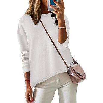 Zeagoo Women's Long Sleeve Dressy Casual Business Work Pullover Sweater Tops