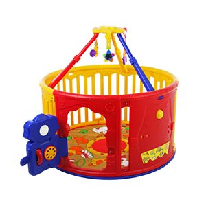 Dream On Me Deluxe Circular Play Yard With Jungle Gym