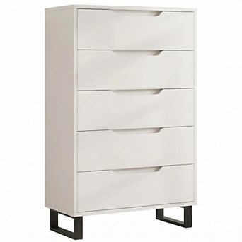5 Dresser for Bedroom, 50.5" Tall Dresser, Freestanding Vertical Drawer for Living Room