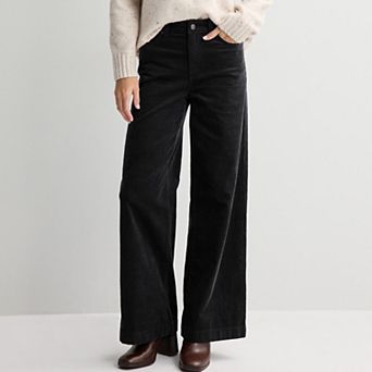 Women's Sonoma Goods For Life® High Rise Wide Leg Corduroy Pants