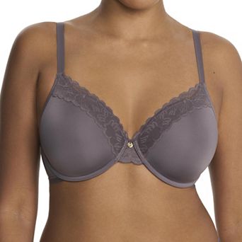 Natori Refined Full Fit Underwire T-Shirt Bra with Lace and Cool-touch