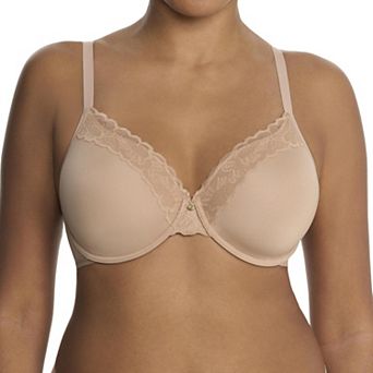 Natori Refined Full Fit Underwire T-Shirt Bra with Lace and Cool-touch