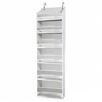 Heavy Duty Over The Door Organizer with 6 Multisized Pockets and 12 Mesh Sides